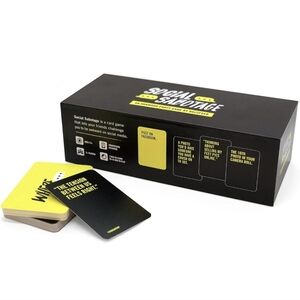 Unused Buzzfeed social sabotage an awkward party card game